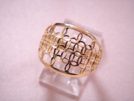 ANILLO ORO 18KT HILOS D14MM PESO G2,1