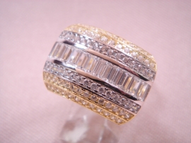 ANILLO ORO 18KT CARRE PESO G8,7 D16X23MM