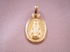 MEDALLA ORO 18KT MILAGROSA D23X14MM PESO G2,05