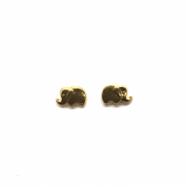 PENDIENTE ORO 18KT BEBE ELEFANTE PESO 0,5G D4X6MM