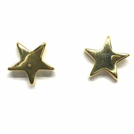 PENDIENTE ORO 18KT ESTRELLA PESO G1,1 D12X3MM