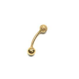 PIERCING ORO 18KT CEJA MARTELADO PESO G0,85