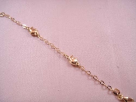 PULSERA DE 18KT CON ELEFANTES PESO G2,55 LONGITUD 13CM