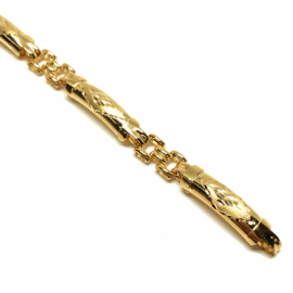 PULSERA ORO 18KT PANTER 4 TRAMOS 19CM D8MM PESO G10,25