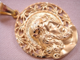 ROSTRO ORO 18KT D27X35MM PESO G10,45