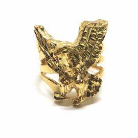 SELLO ORO 18KT AGUILA D26X22MM PESO G14,10