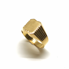 SELLO ORO 18KT HOMBRO RIZADO PESO G2,15 D11X8MM