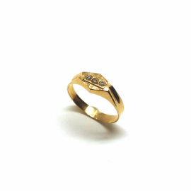 TRESILLO ORO 18KT BEBE D4X6MM PESO G0,6