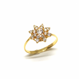 ANILLO ORO 18KT ESTRELLA POLAR PESO G2,05