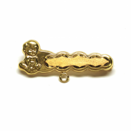 ALFILER ORO 18KT BEBE SENTADO D29X6MM PESO G1,00