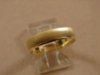 ALIANZA ORO 18KT MATIZADA 4,5MM PESO G3,4