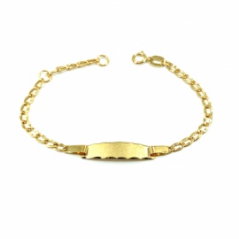 ESCLAVA ORO 18KT BEBE 14CM C21X5MM PESO G1,35