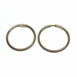 AROS ORO 18KT TUBO LISO DIMENSIONES 20-30-40MM