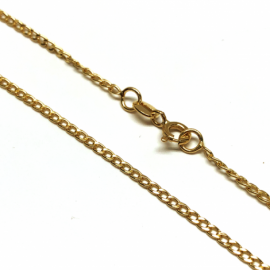 CADENA ORO 18KT HUECA D1,70X0,60MM 50CM PESO 2,40G