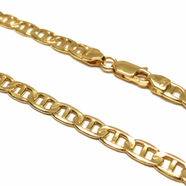 CADENA ORO 18KT ESLABON HUECO 60CM D5X1MM PESO G14,05