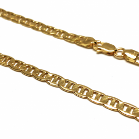 CADENA ORO 18KT ESLABON HUECO 60CM D4,45X0,75MM PESO G10,70