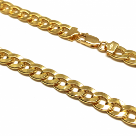 CADENA ORO 18KT ESLABON HUECO 60CM D6,5X2MM PESO G26,00