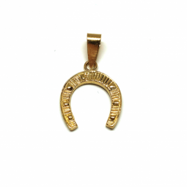 COLGANTE ORO 18KT HERRADURA D13X15MM PESO G1,1