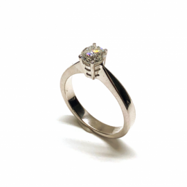 ANILLO ORO 18KT Y BRILLANTE (H-SI) PESO G4,60