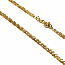 CADENA ORO 18KT 60CM HUECA D3,3X1MM PESO G7,10