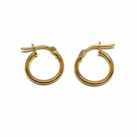 AROS ORO 18KT TUBO LISO D10X1,5MM PESO G0,80