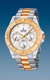 FESTINA SEÑORA MULTIFUNCIÓN ACERO Y ROSÉ BICOLOR