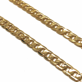 CADENA ORO 18KT BARBADA D5,80X1,50MM 60CM PESO G17,05