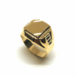 SELLO ORO 18KT FORRADO D16X14MM PESO G5,3 