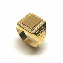 SELLO ORO 18KT FORRADO D14X15MM PESO G5,1