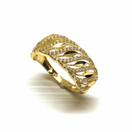 ANILLO ORO 18KT CIRCONITAS D8,90MM PESO G2,95