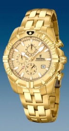 FESTINA CABALLERO CRONO ACERO DORADO