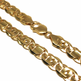 CADENA ORO 18KT PLANA 60CM D10,5X2,35MM PESO G102,80