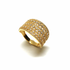 ANILLO ORO 18KT CIRCONITAS D12,75MM PESO G4,5