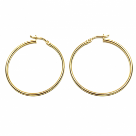 AROS ORO 18KT TUBO LISO D30X1,5MM PESO G1,55