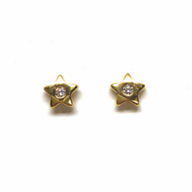 PENDIENTE ORO 18KT BEBE ESTRELLA D5,75MM PESO G0,6