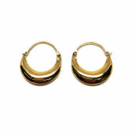 AROS ORO 18KT MORCILLA LISA PESO G1,5 D15X3MM