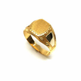 SELLO ORO 18KT OVAL BICOLOR D11,5X10MM PESO G2,35