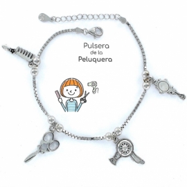 PULSERA PLATA RODIADA 