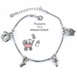 PULSERA PLATA RODIADA 