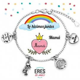 PULSERA PLATA RODIADA 