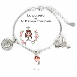 PULSERA PLATA RODIADA 