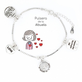 PULSERA PLATA RODIADA 