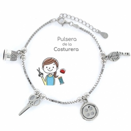 PULSERA PLATA RODIADA 