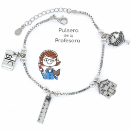 PULSERA PLATA RODIADA 