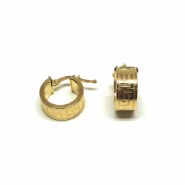 AROS ORO 18KT GRECA D10X6MM PESO G1,85