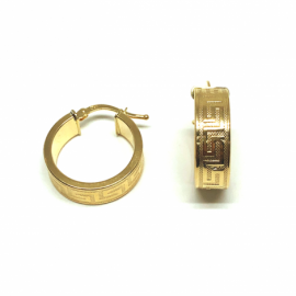 AROS ORO 18KT GRECA D14X6MM PESO G2,25