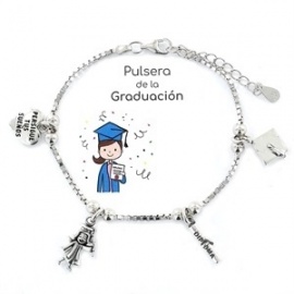 PULSERA PLATA RODIADA 