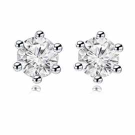 PENDIENTES ORO 18KT Y BRILLANTES (H-VS1) 1,00CTS  