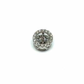 COLGANTE ORO 18KT Y BRILLANTES (RD SI H) 16P 0,160CTS 1P 0,050CTS D9MM PESO G1,05