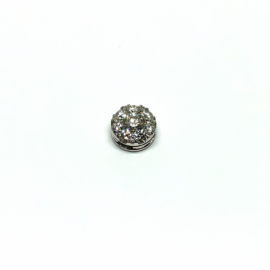 COLGANTE ORO 18KT Y BRILLANTES (H-VSI) 7P 0,013CTS 7P 0,123CST 1P 0,077CTS D6MM PESO G0,59